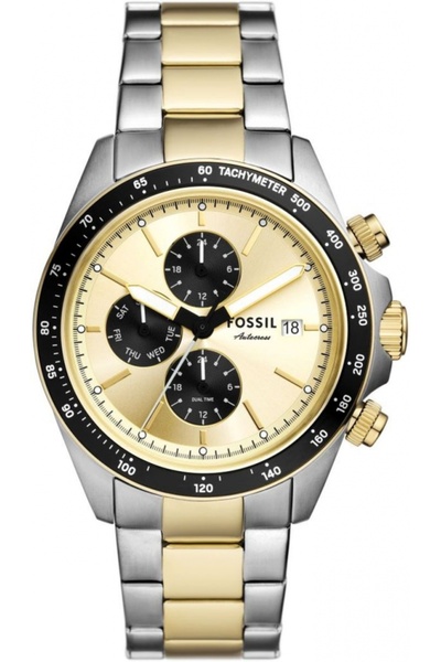 Fossil Ceas de modă auriu pentru bărbați FS6126