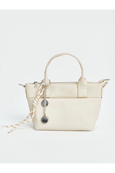 LC Waikiki Ozmarka New Season Women's Shoulder Bag with Leather-Look Accessories