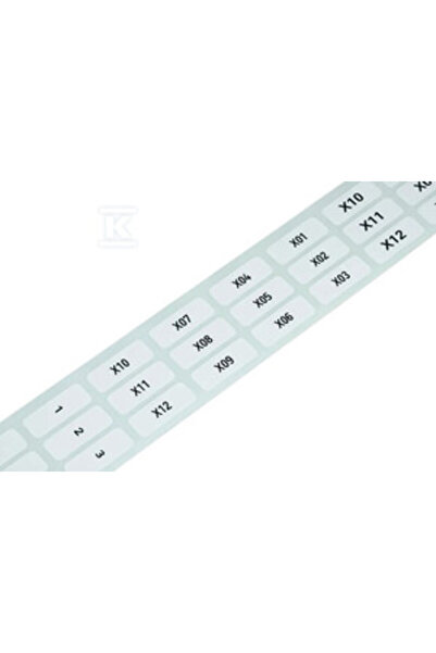WAGO 9,5x25mm etichetă autoadezivă din poliester alb 210-808