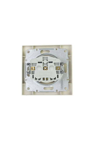 Schneider Electric Priză simplă Aspora z/u cu orificii crem cu ramă EPH2800223