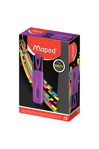 Maped Marcator Cartografic Fluorescent PEPS, Violet