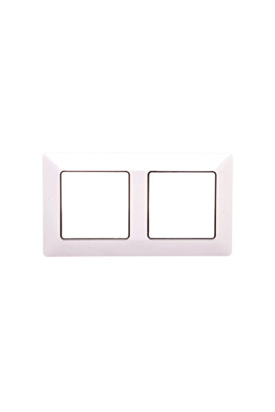 Legrand Cadru dublu Valena Life alb/crom (754032)