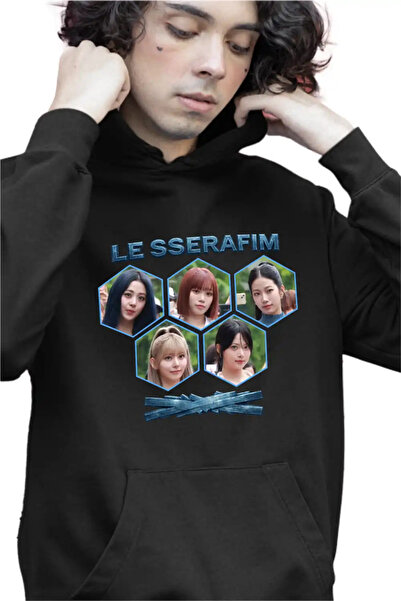 OEM Παιδικό Φούτερ για Αγόρια Le Sserafim Kpop Merch Sakura Serafim