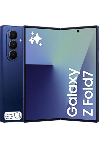 Samsung Galaxy Z Fold7, AI Phone, Blue Shadow, 256GB Storage, 12GB Memory, 20...