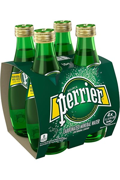 Perrier مياه معدنية فوارة، 4 × 330 مل