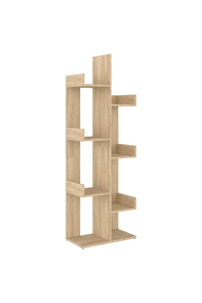 vidaxl Bibliotecă, stejar sonoma, 48x25,5x140 cm, PAL