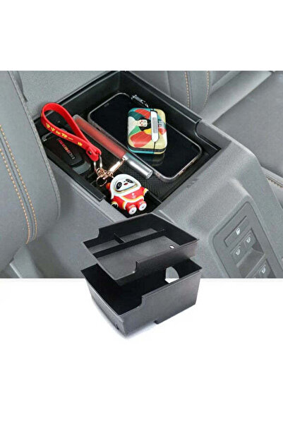 Alayjah Center Console Organizer Insert Tray & Armrest Storage Box - Compatib...
