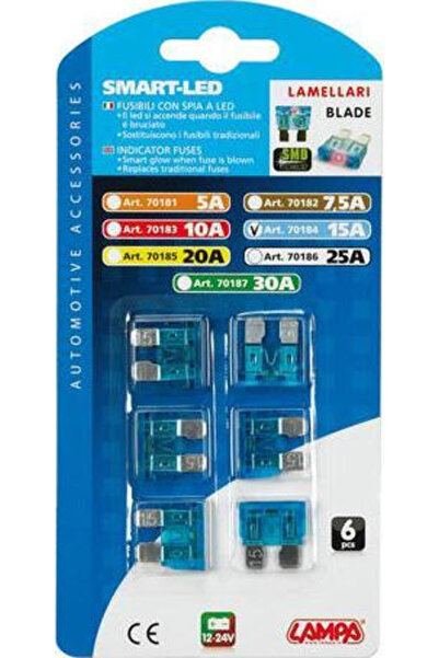 Lampa Ασφάλειες με ένδειξη LED 12/32 V 15 A