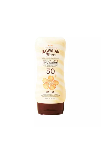 Hawaiian Tropic Weightless Hydration SPF 30 Non Greasy Sunscreen For 12H Mois...