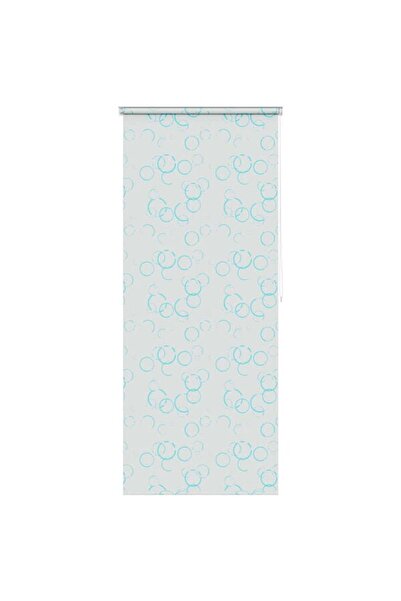 vidaxl Perdea de duș 100 x 240 cm cu model cu bule