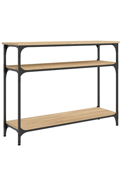 vidaxl Măsuță consolă, stejar sonoma, 100x29x75 cm, lemn prelucrat