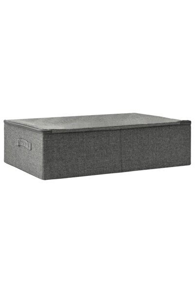 vidaxl Cutie de depozitare, antracit, 70 x 40 x 18 cm, material textil