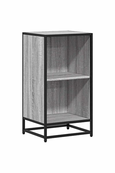 vidaxl Bibliotecă, gri sonoma, 40x35x76 cm, lemn prelucrat