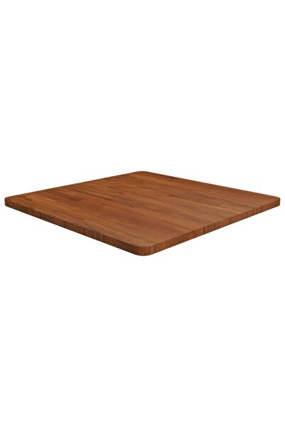 vidaxl Blat de masă pătrat maro închis 70x70x2,5 cm lemn stejar tratat