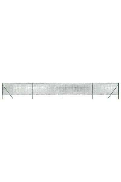 vidaxl Gard din plasă de sârmă, verde, 1 x 10 m