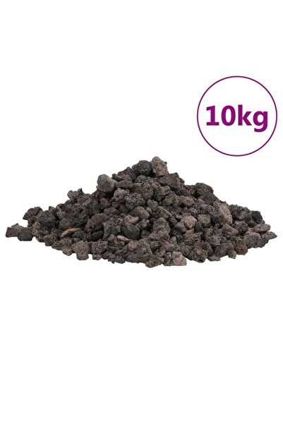 vidaxl Pietre vulcanice, 10 kg, negre, 1-2 cm
