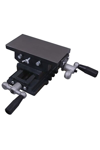vidaxl Menghină cu masă transversală acționată manual