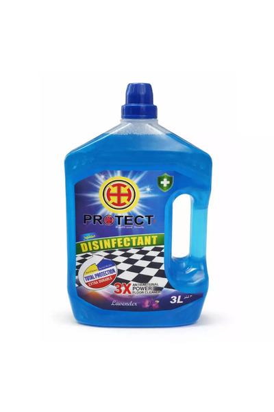 PROTECT Lavender Fragranced Disinfectant Floor Cleaner With 3X Antibacterial ...