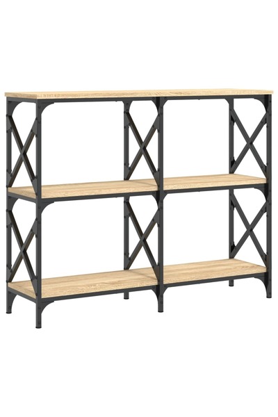 vidaxl Măsuță consolă, stejar sonoma, 100x28x80,5 cm, lemn prelucrat