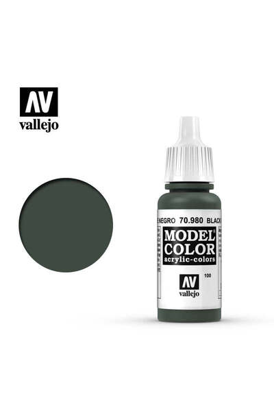 Vallejo 17ml Χρώμα Μοντέλου - Μαύρο Πράσινο #   70980