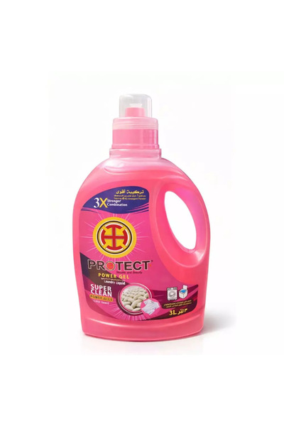 PROTECT Super Clean Power Plus Liquid Laundry Power Gel Color Guard- 3Ltr