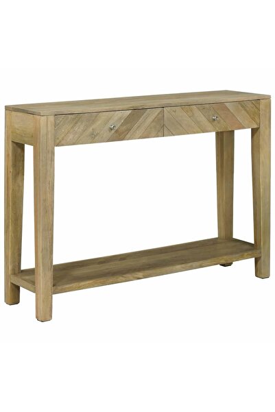 vidaxl Masă de consolă cu sertar cu raft Gri 110 x 30 x 80 cm