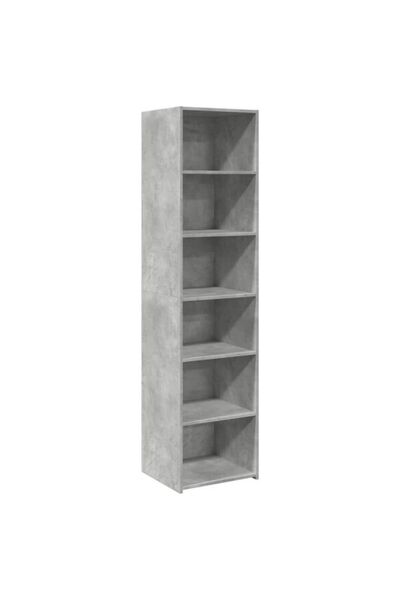 vidaxl Dulap înalt, Gri beton, 45 x 41 x 185 cm, Lemn prelucrat