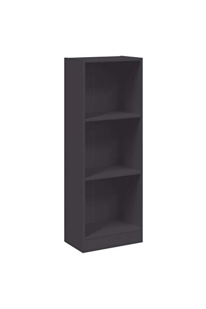 vidaxl Bibliotecă cu 3 rafturi, alb, 40x24x109 cm, lemn compozit