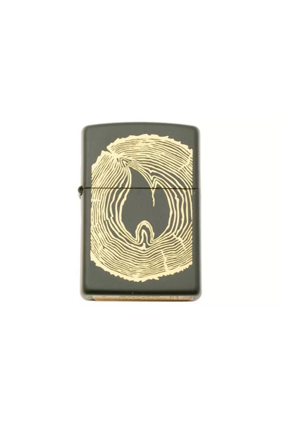 Zippo Αντιανεμικός Αναπτήρας Λαδιού με Σχέδιο Ξύλινου Δακτυλίου 48959