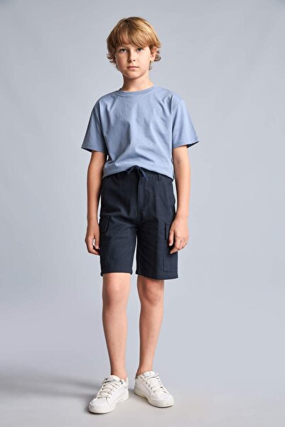 DeFacto Regular Fit Cotton Beige Shorts for Boys H7862A826Hs