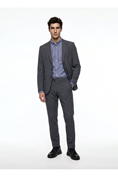 ALTINYILDIZ CLASSICS Füme Erkek Slim Fit Takım Elbise ACE030261026_FUM