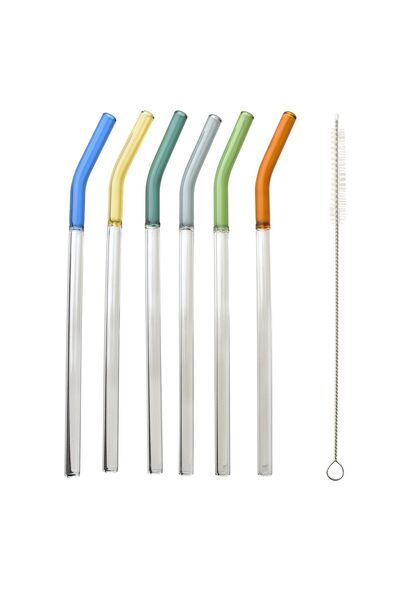 MONDEX Set paie de sticlă Peter Peter 20cm multicolor 6 bucăți