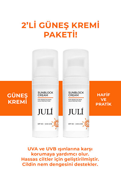 Juli Derm 2'Lİ GÜNEŞ KREMİ PAKETİ