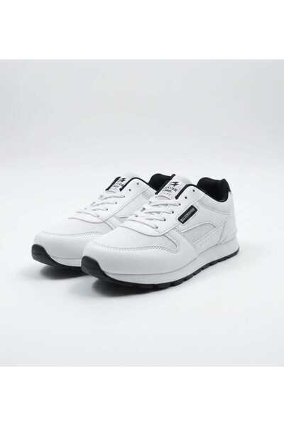 Dark Heel Men's White Daily Flexible Lace-Up Breathable Comfortable Soft Sole...
