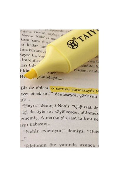ED KIRTASİYE Taıyu Highlighter Pen Pastel Colors 1 Pc