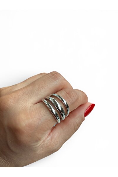 Bo Takı ve Aksesuar Triple Combined Adjustable Ring