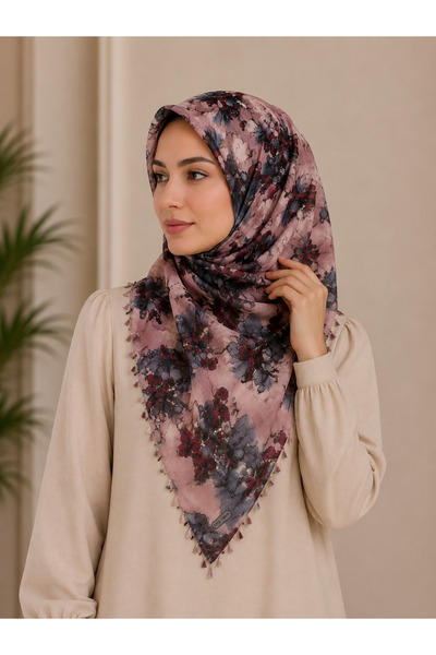 Butik Sökme Boncuklu Pamuklu Yazma