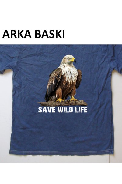 mAddog Save Wild Life "Eagle" 1 / Large Size (Relax Fit) 13XL 12XL 11XL 10XL ...