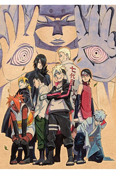 ESSESORIES Naruto Kakashi Sasuke Itachi Anime Poster Wall Art Waterproof Self...