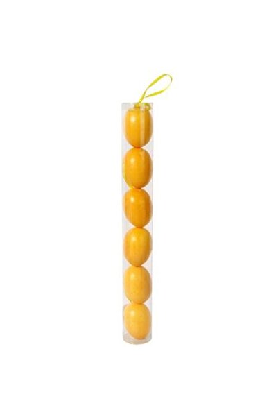 Goliat Set de 6 accesorii decorative de Paște, Goliat, Plastic, 5cm, Galben