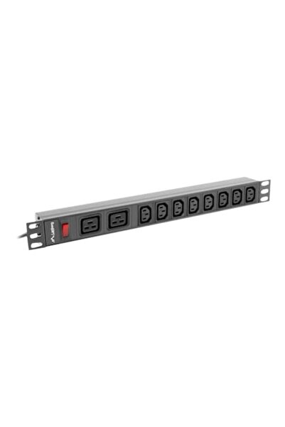 Lanberg Unitate de distribuție a energiei, Lanberg, Aluminiu, Negru