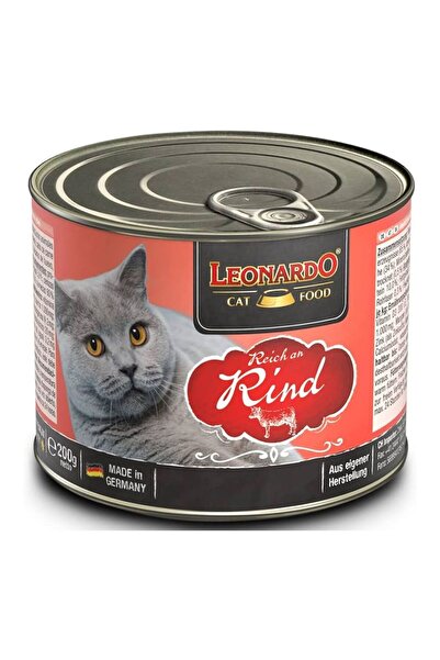 LEONARDO Beef Κονσέρβα Γάτας με Πατέ Βοδινό 200gr