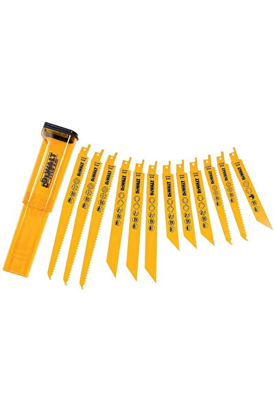 Dewalt Set de lame pentru fierăstrău sabie DT2445 12 bucăți