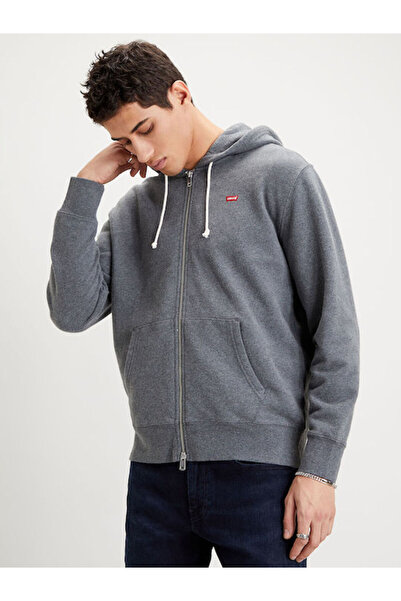 Levi's ΤΟ ΑΥΘΕΝΤΙΚΟ HM ZIP UP GREYS Ανοιχτό Γκρι