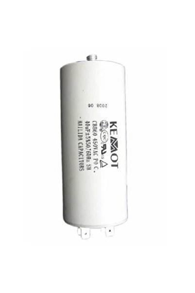 Kemot CONDENSATOR MOTOR CU SURUB CONECTOR - 40UF / 450V