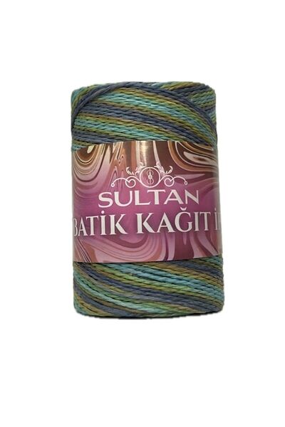 hobi dünyası evim 1 Adet Sultan Batik Kağıt İp-ÇANTA-ŞAPKA-TOKA-SEPET-BİLEKLİ...