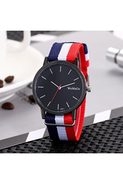 GENERAL Modern Design Men's Watch with Fabric Strap
