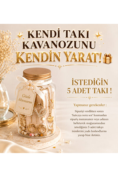 shop SÜRPRİZ TAKI KAVANOZUNU KENDİN YARAT ÇELİK ÜRÜNLER
