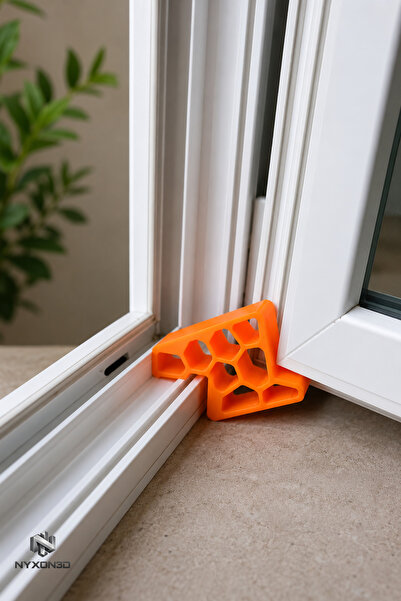 nyxon3D Pencere Stoperi ve Kapı Sabitleyici | Sürgülü Pencere Güvenlik Aparat...