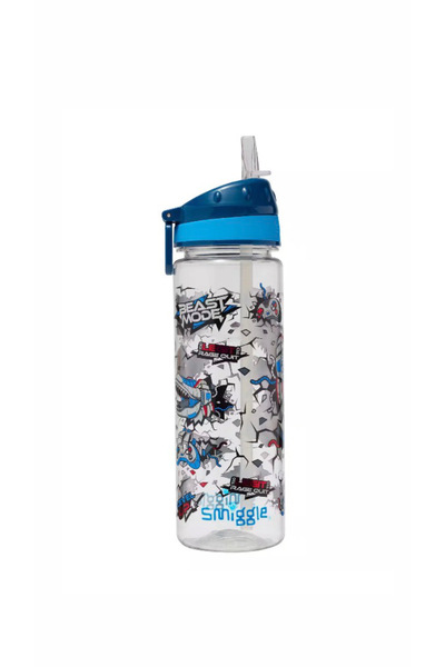 Okul Smiggle Dinosaur and Game Console Detailed Plastic Water Bottle 650ml